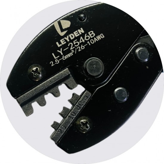 LEYDEN® LY-2546B 2.5-6.0mm², AWG26-10 Self Adjusting MC4 Connector